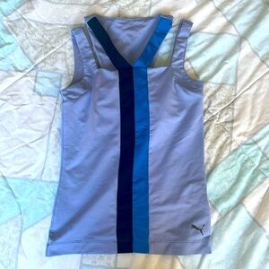 Puma exercise tank top with built in bra